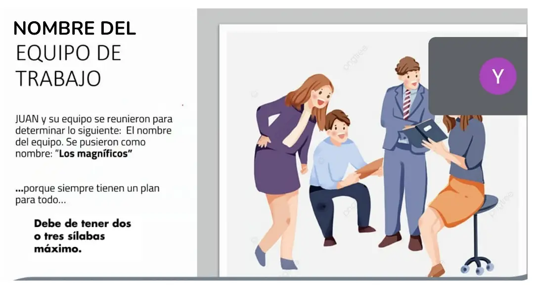 Nombre del equipo de trabajo